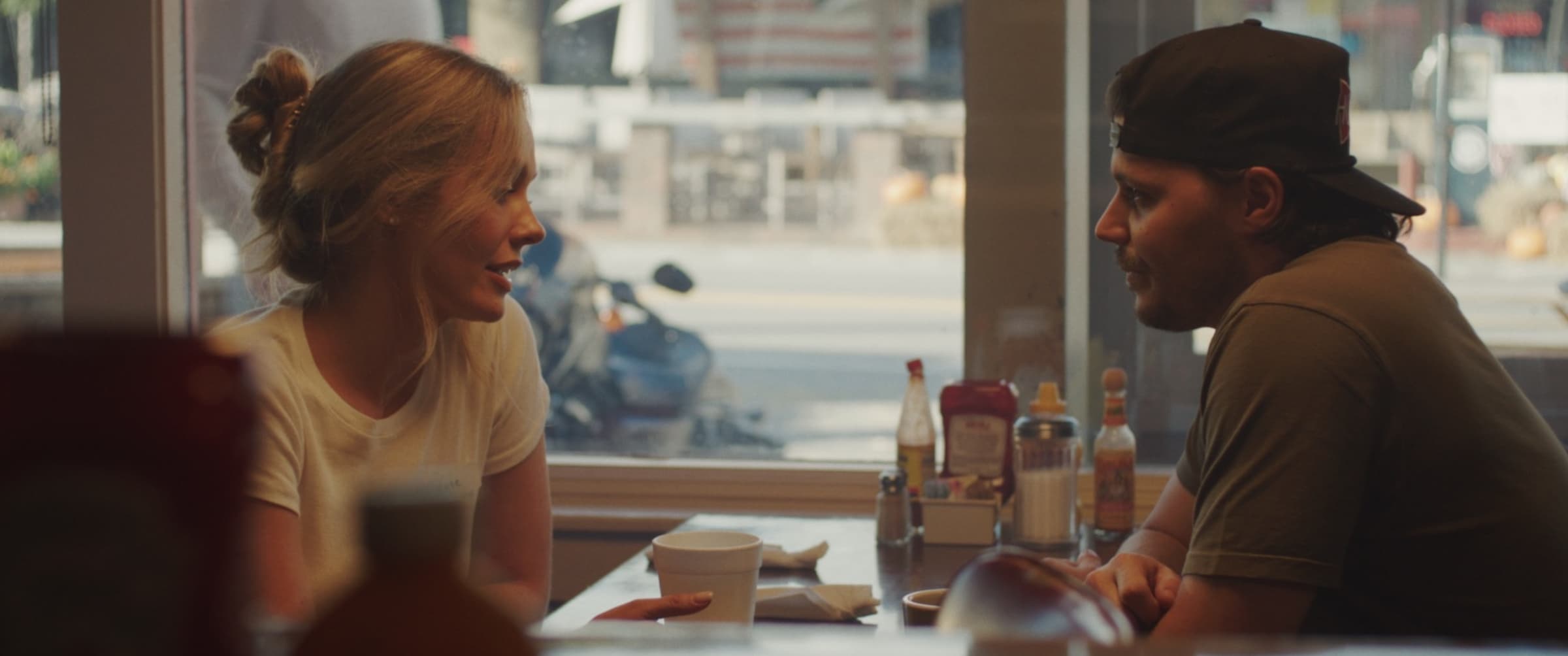 Narrative story frame from the Single Again music film